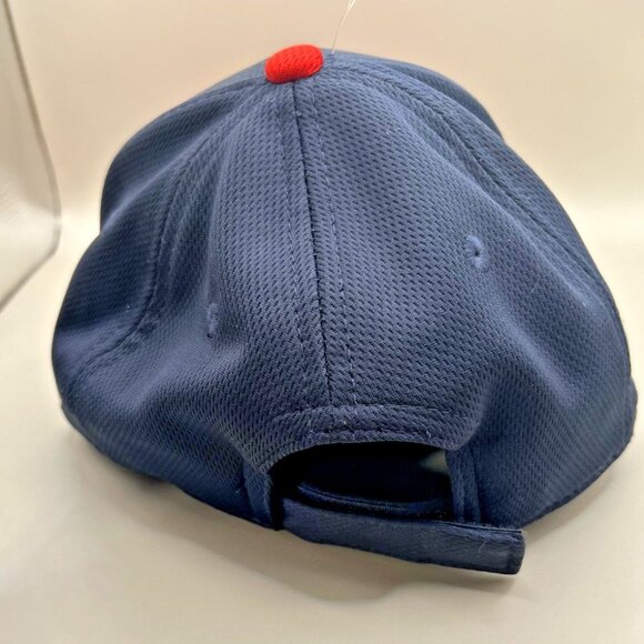 Atlanta Braves Hat Cap Strap Back Youth Navy Red MLB Baseball Team Logo - Picture 3 of 7